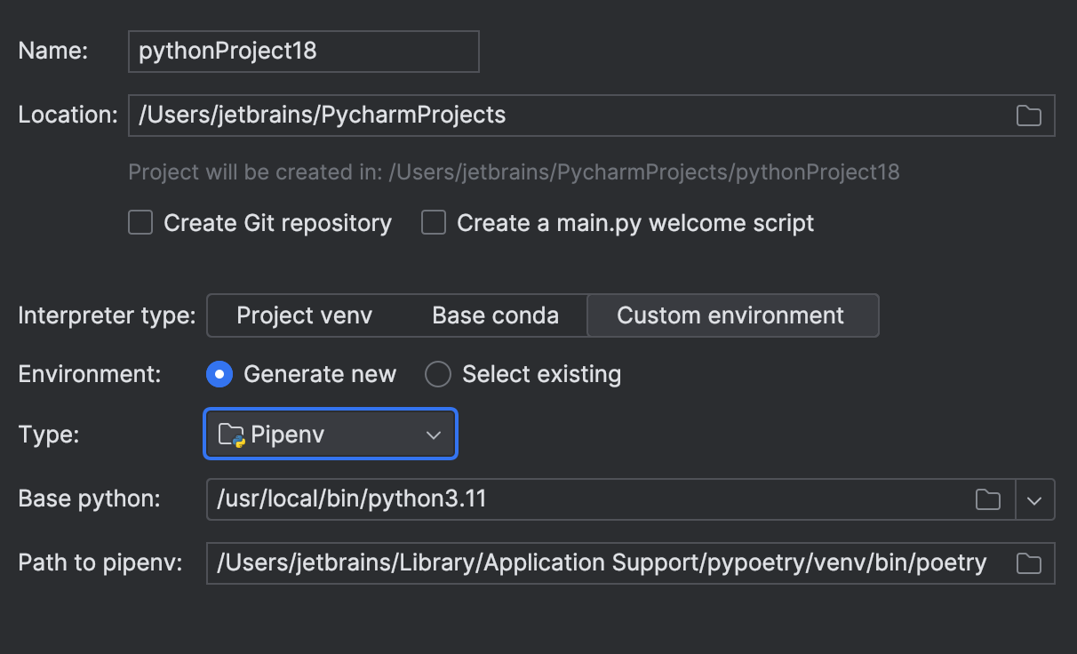 Create a Django project | PyCharm Documentation