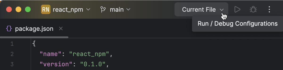React | WebStorm Documentation