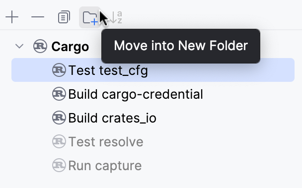 Adding a configuration folder