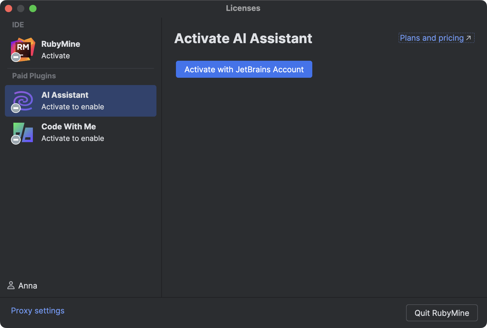AI Assistant RubyMine Documentation ai-assistant-rubymine-documentation