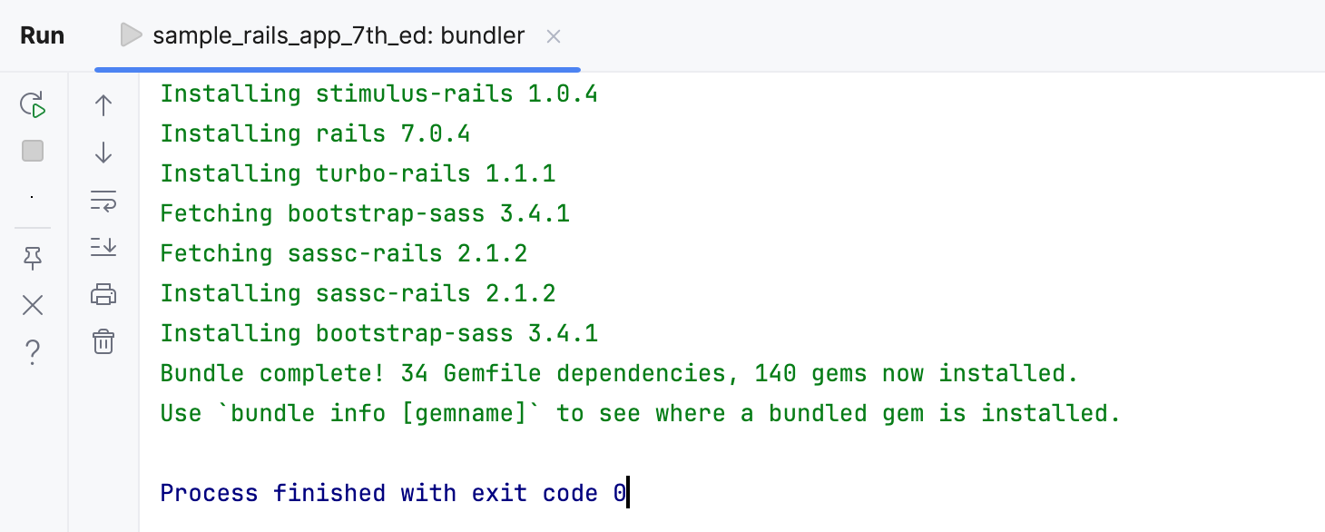 Bundler output