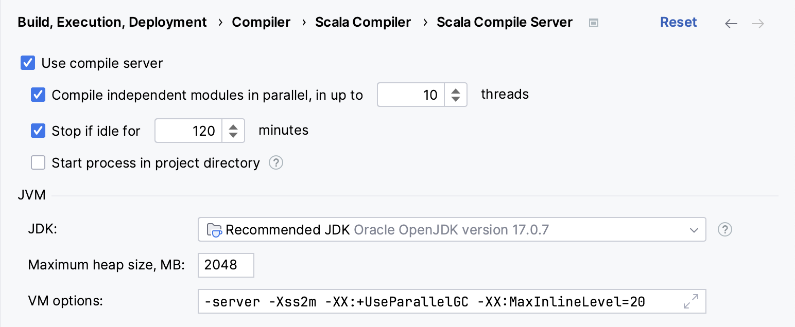 Scala compiler server