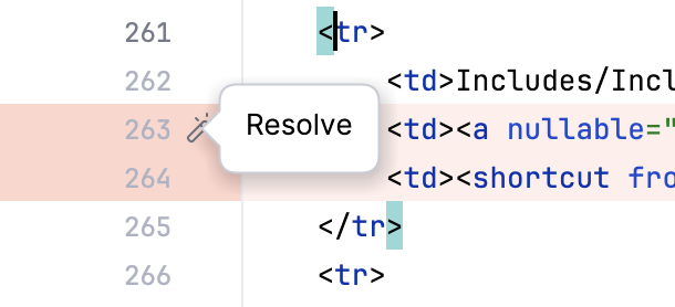 the Resolve Simple Conflicts button