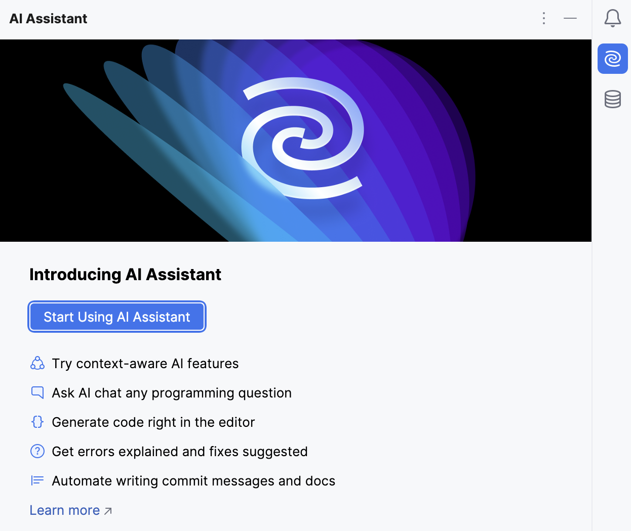 Start using AI Assistant