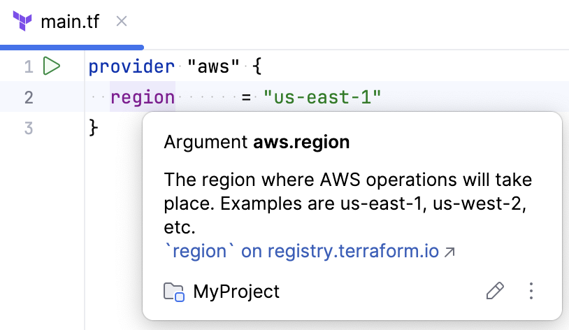 Terraform quick documentation