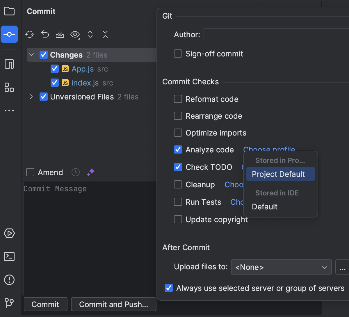 Run inspections | WebStorm Documentation
