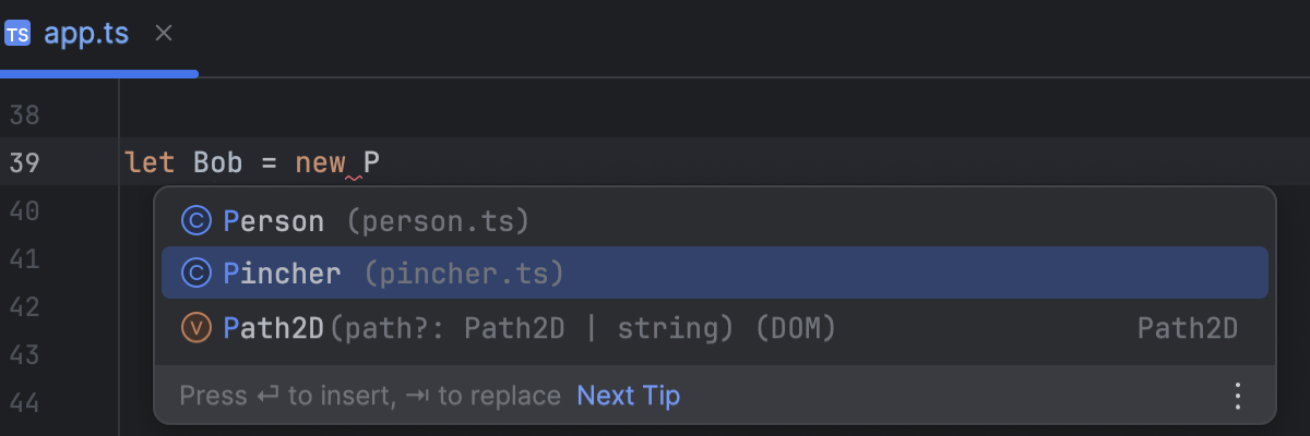 Code Completion | WebStorm Documentation