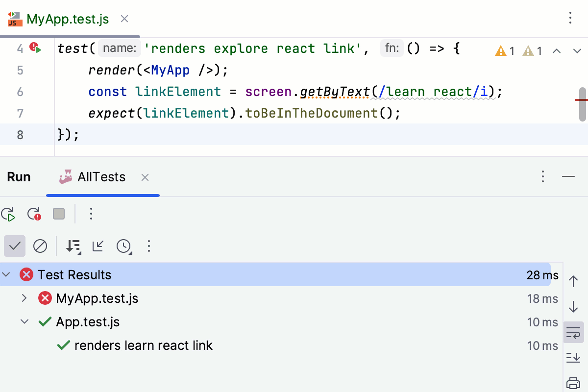 Jest | IntelliJ IDEA Documentation