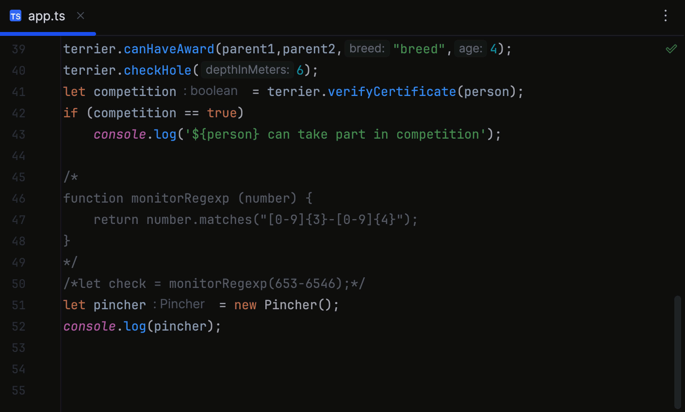 Presentation Assistant | WebStorm Documentation