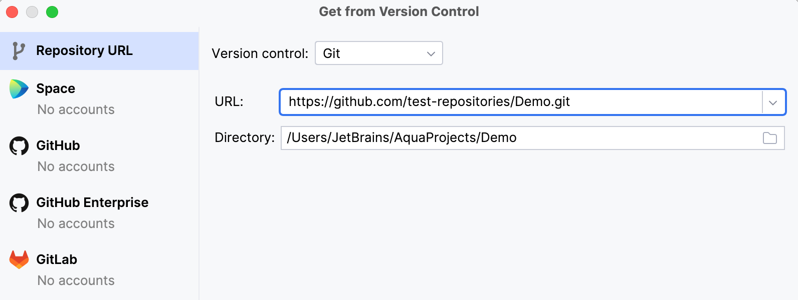 Getting a project from GitHub