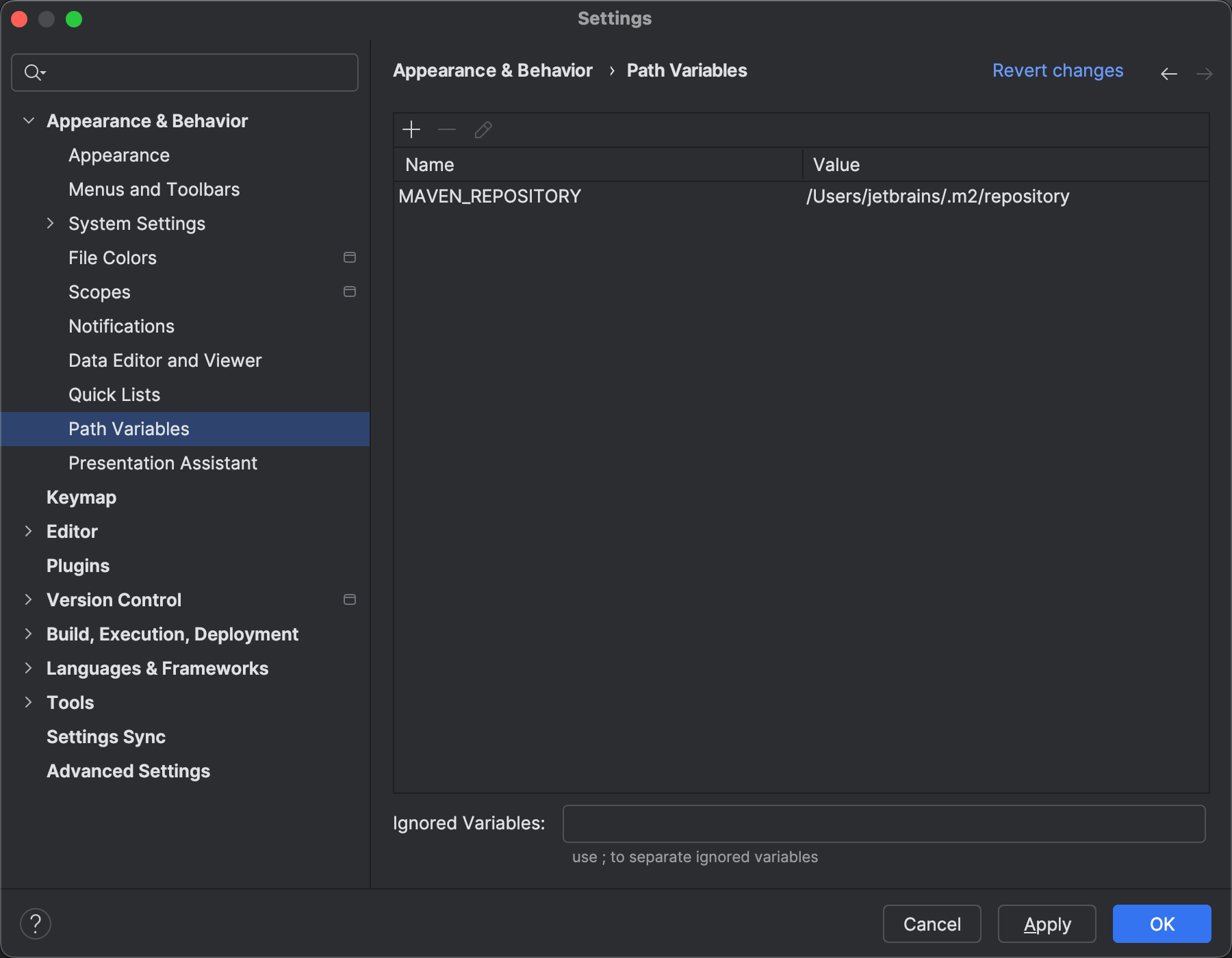 Path variables aqua documentation