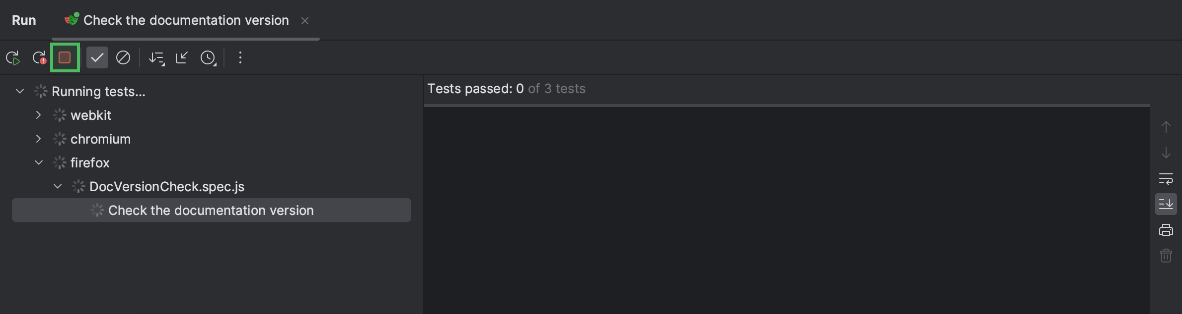 Run tests | Aqua Documentation