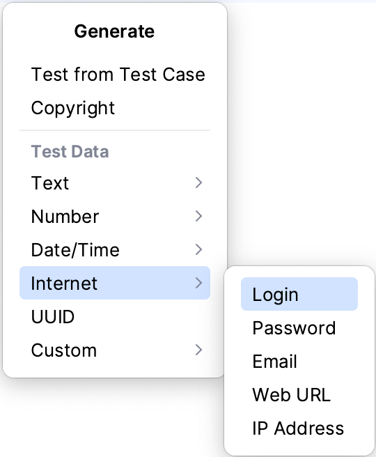 Generate Test Data