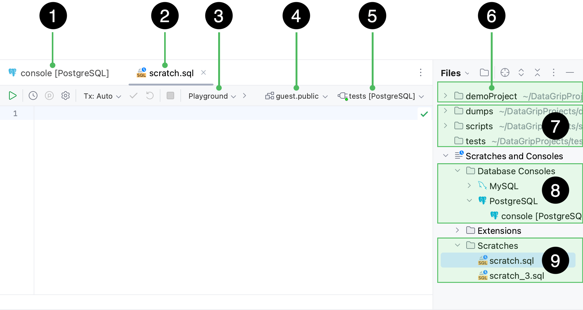 Location of files