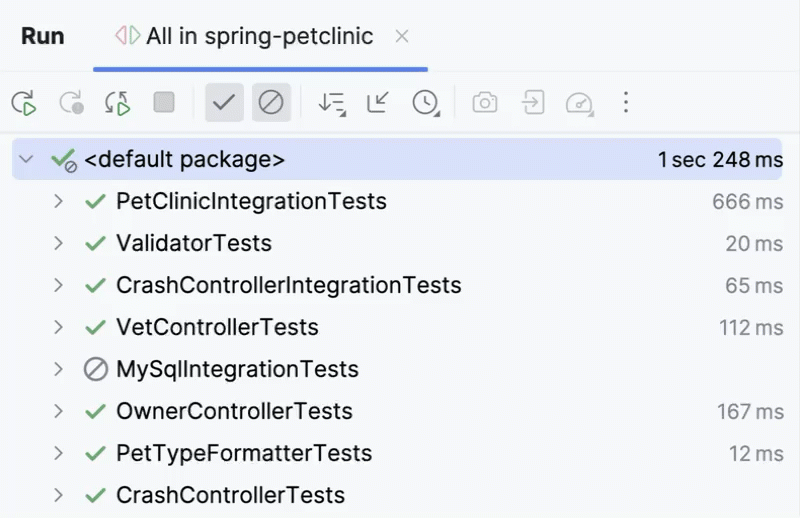 Track Running Test disabled