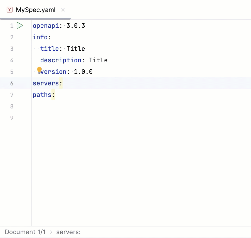OpenAPI GoLand Documentation
