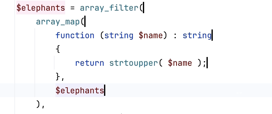 PhpStorm: Multiple carets in the default selection mode