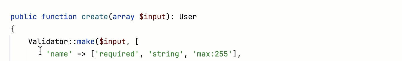 Definition and type definition | PhpStorm Documentation