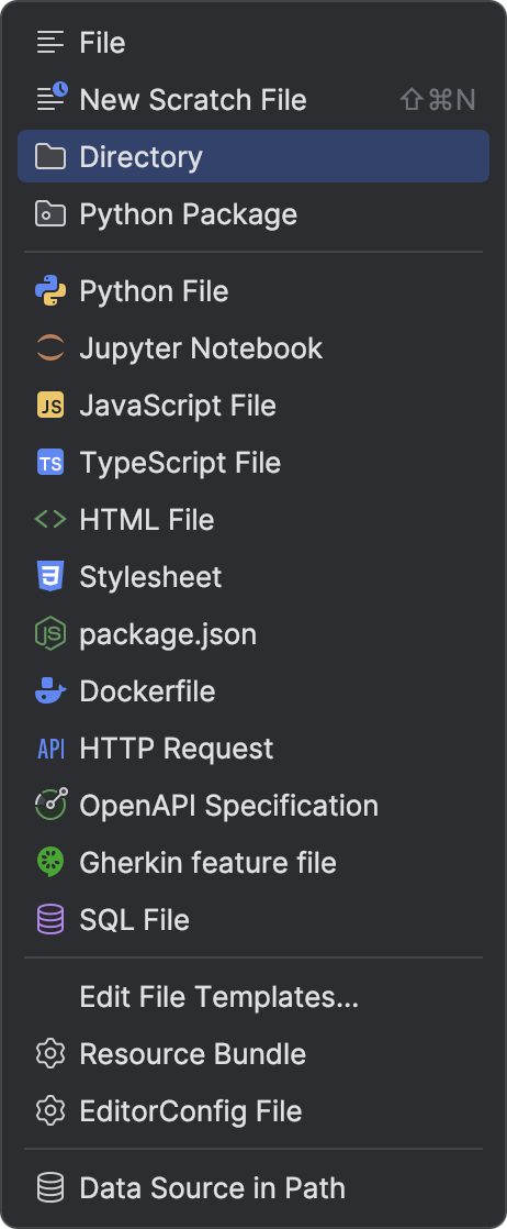 Populate projects | PyCharm Documentation