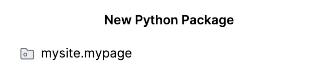 package name