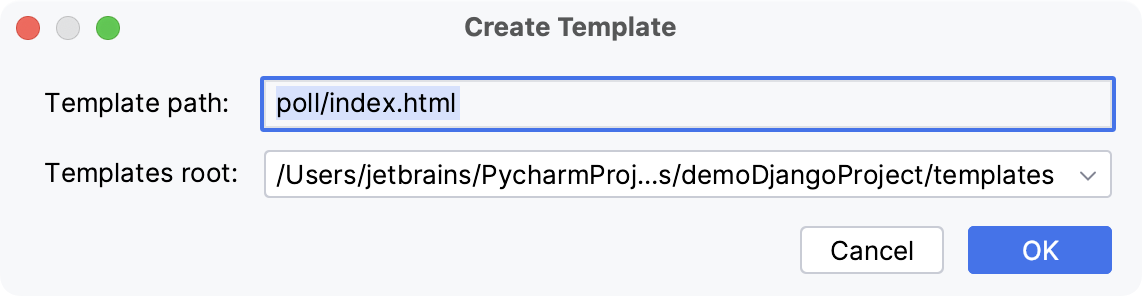 Creating the index.html file