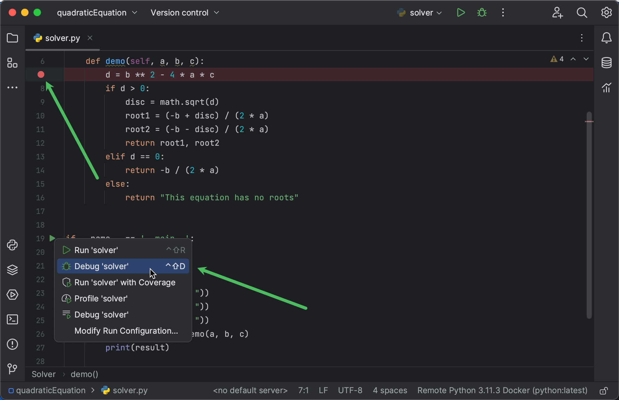 Configure An Interpreter Using Docker Pycharm Documentation