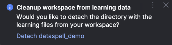 Detach the demo directory