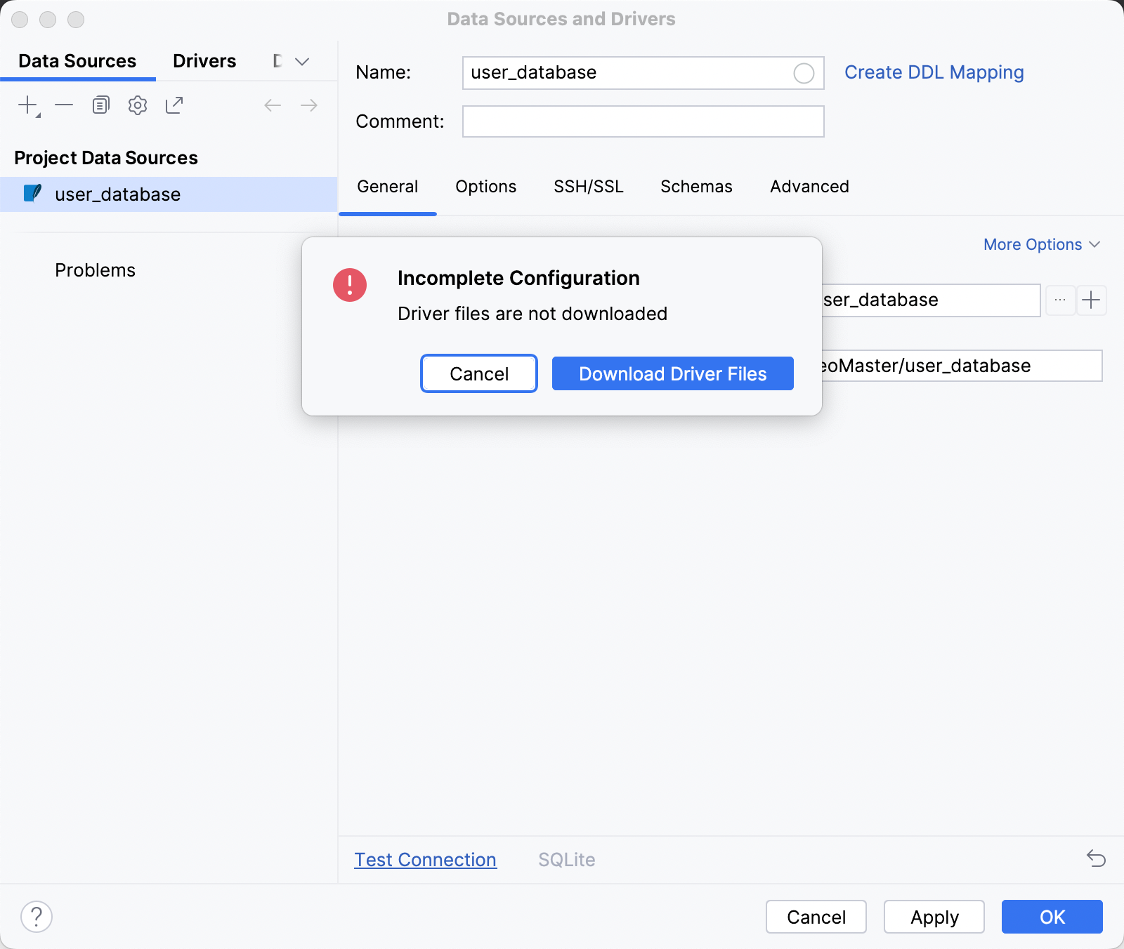 Adding a data source