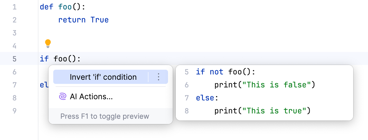 Inverting an if statement