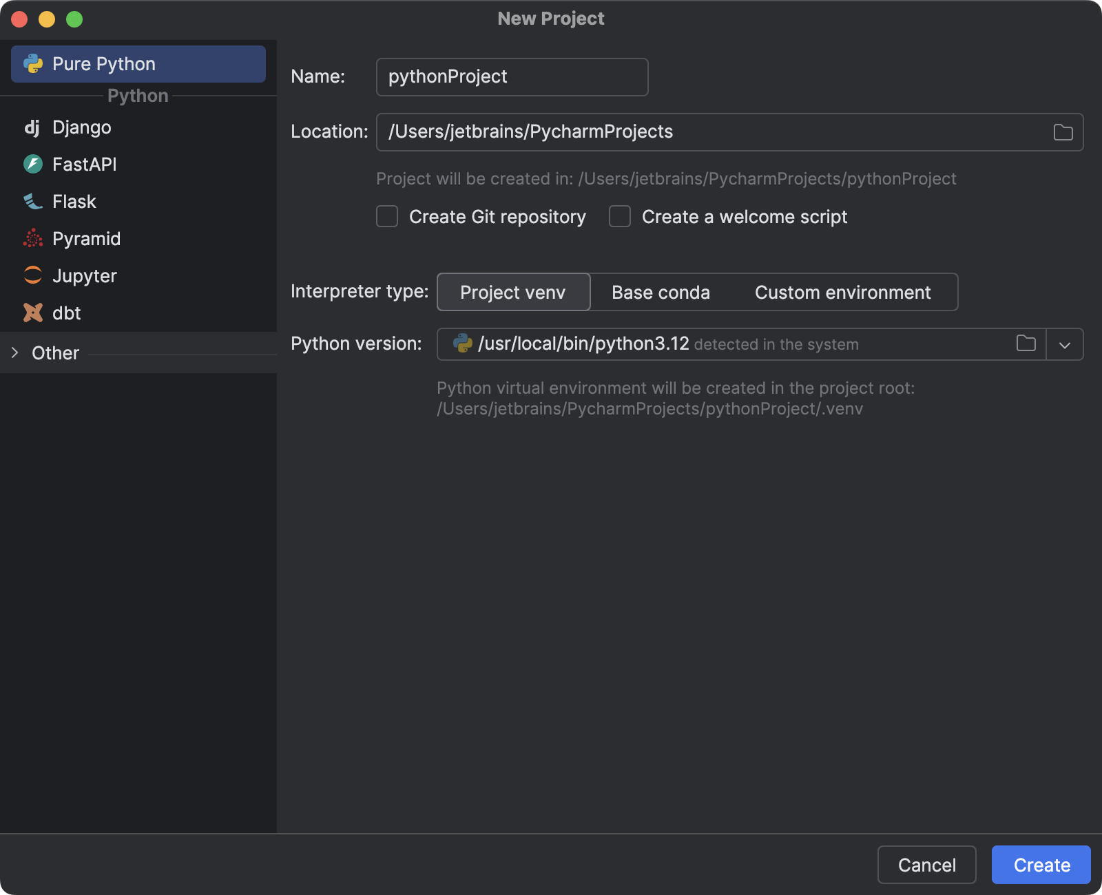 Quick start guide | PyCharm Documentation