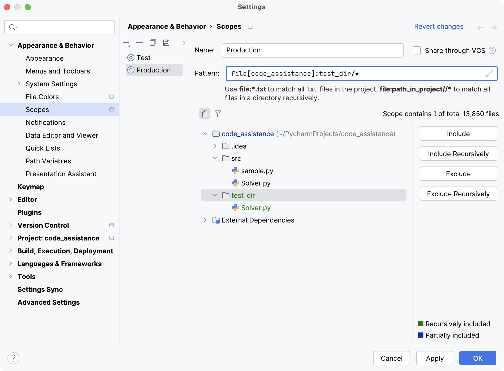 Creating Scope