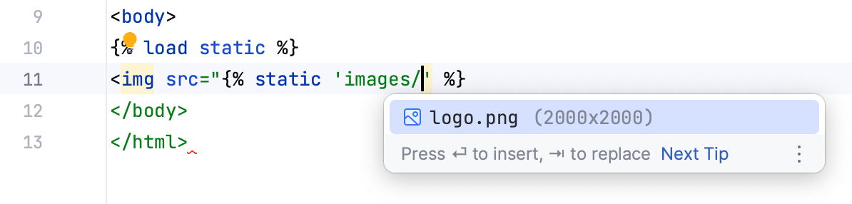 Referring to static content in a Django template