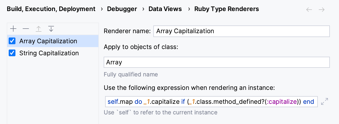 Add Ruby Type Renderers Add Ruby Type Renderers
