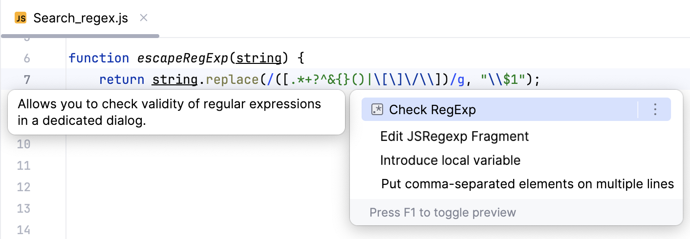 Checking regular expressions