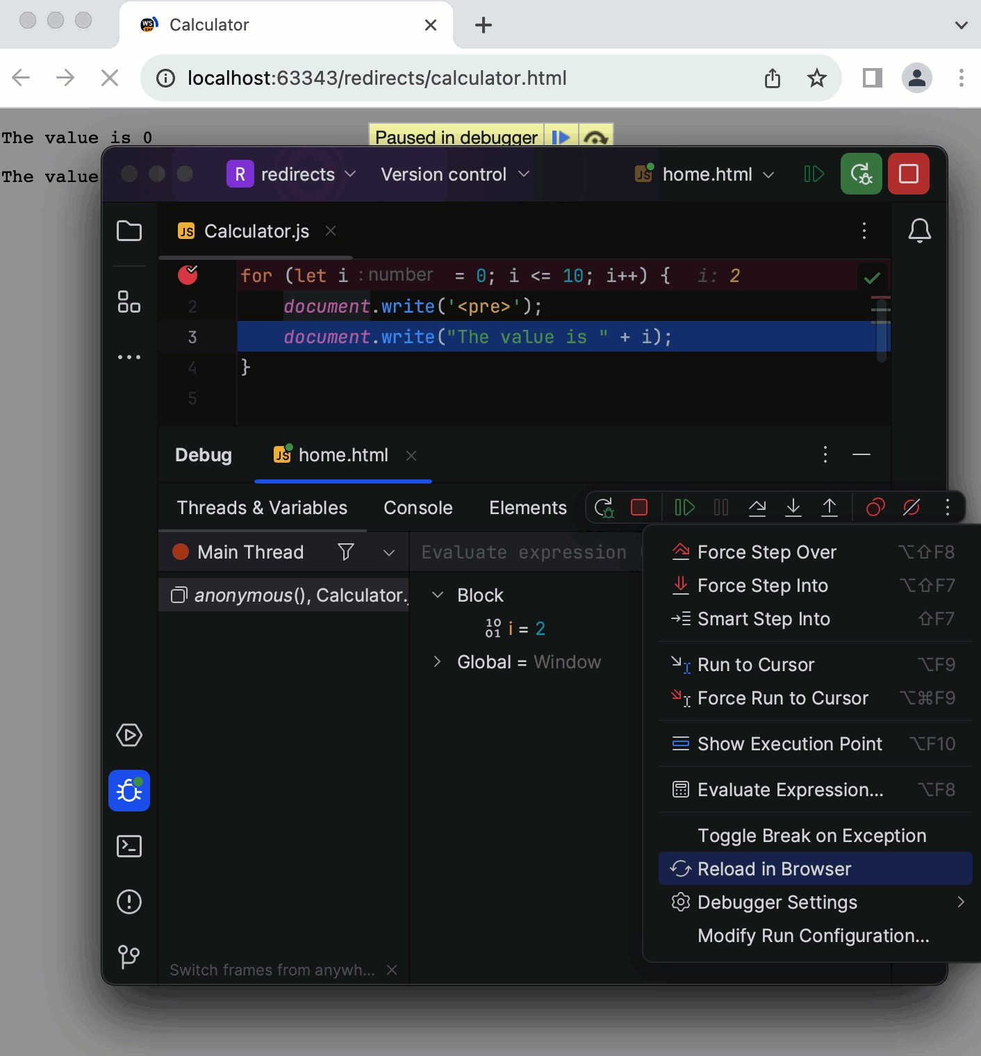Debug JavaScript in Chrome | WebStorm Documentation