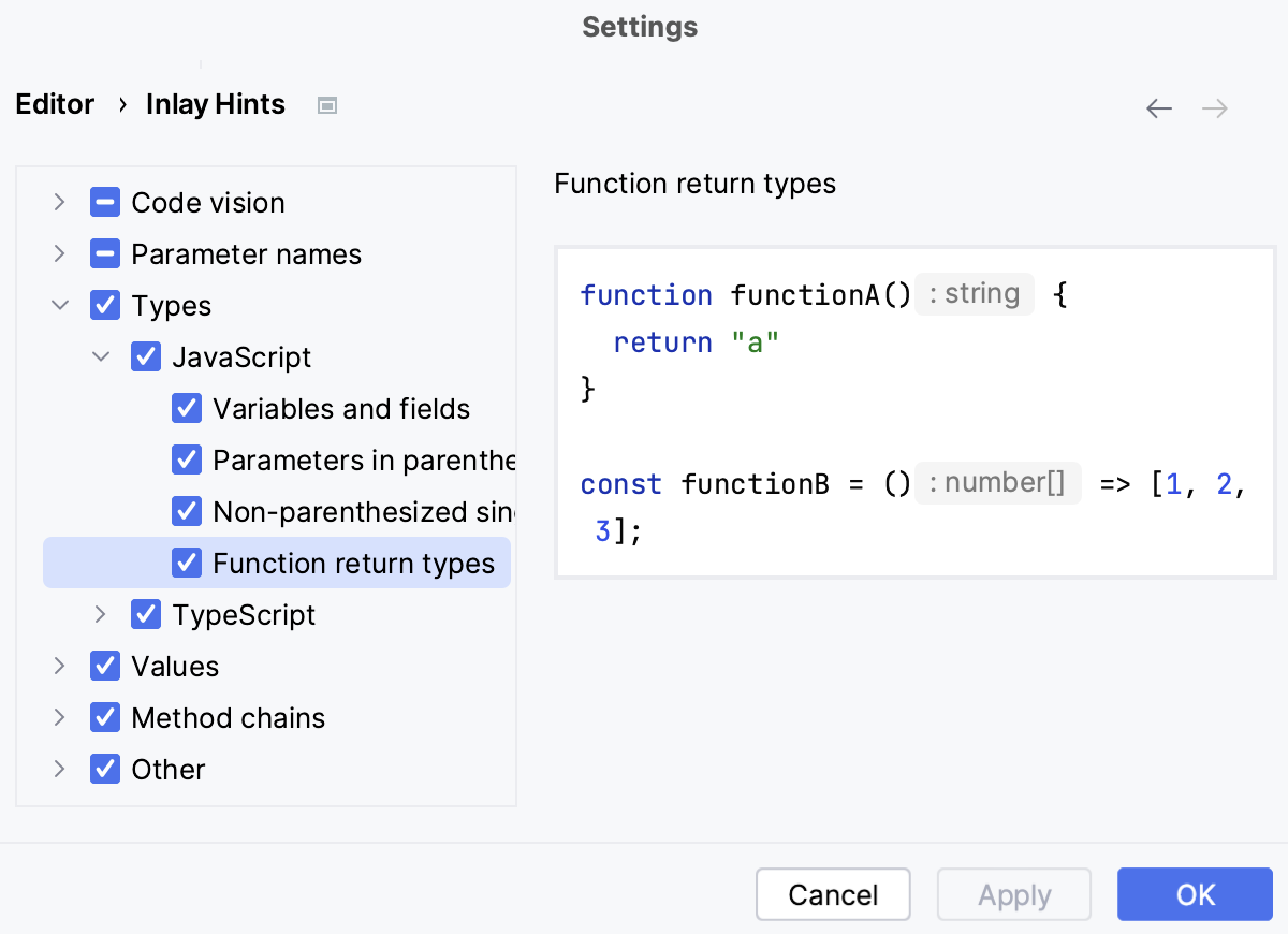 JavaScript | WebStorm Documentation
