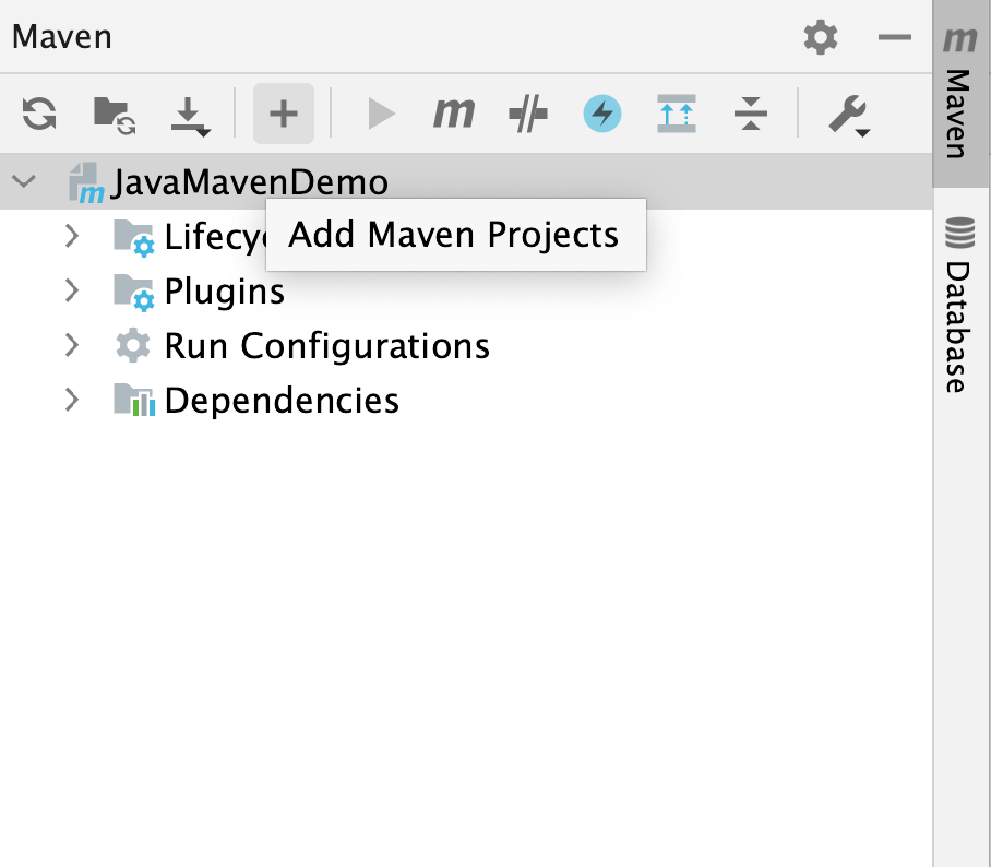 Add Maven Project