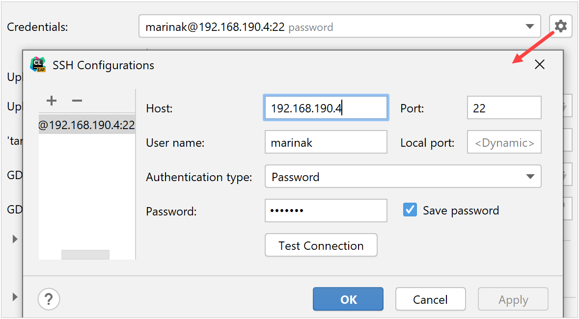 remote credentials