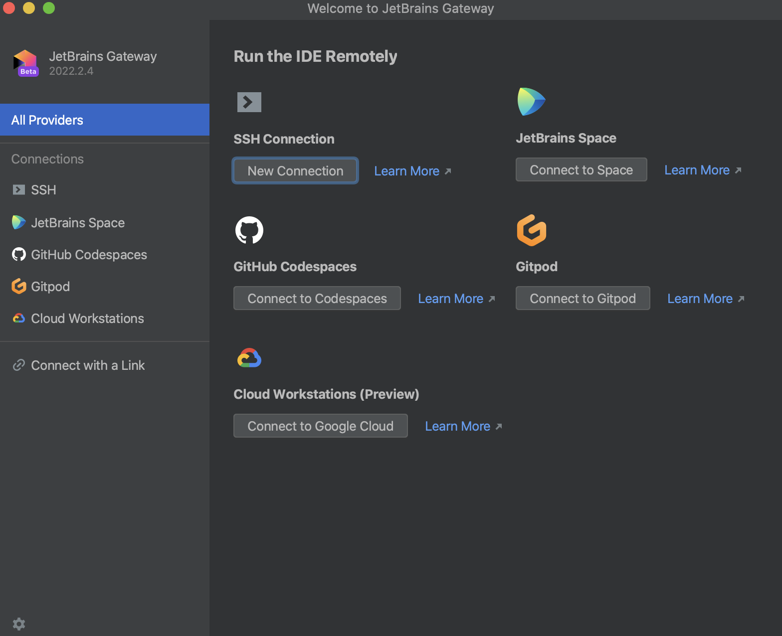 JetBrains Gateway