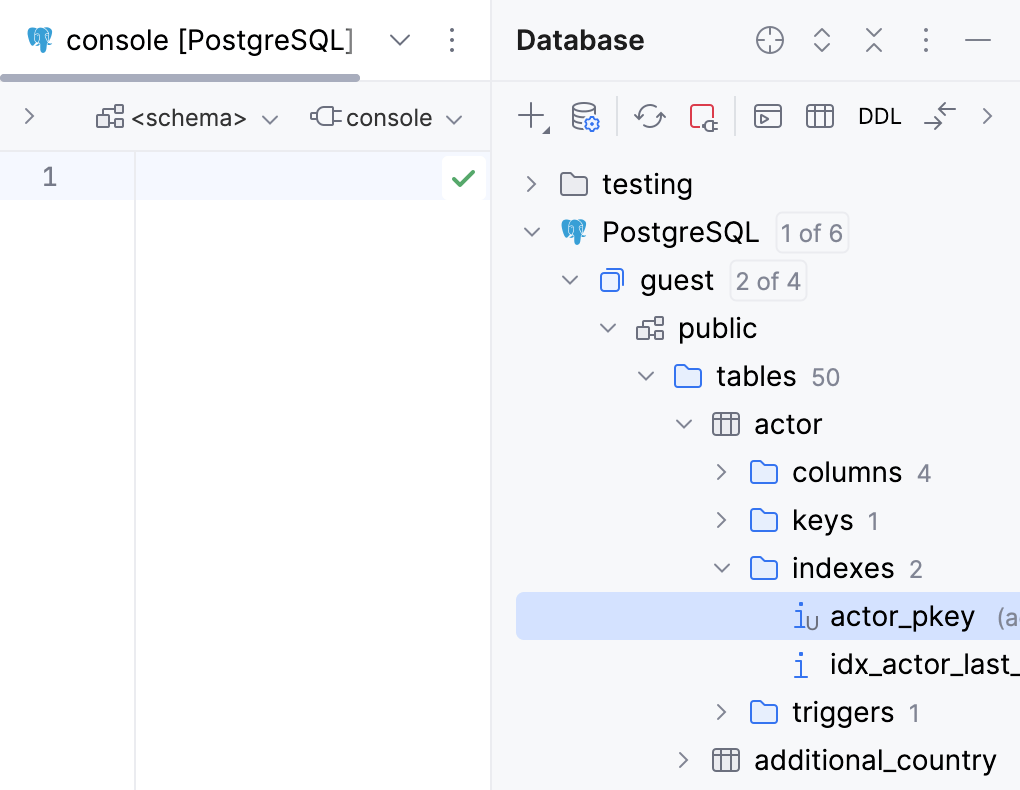 Indexes in Database