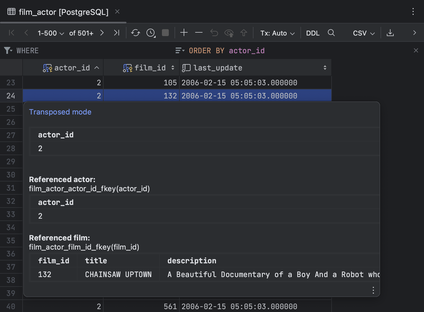 Cells | DataGrip Documentation