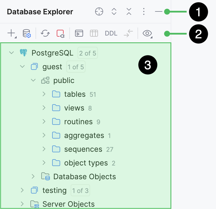 Tool window layout