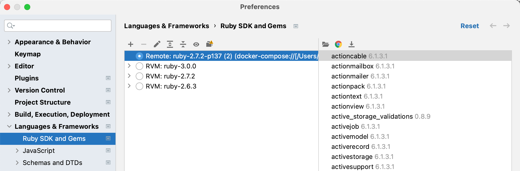 Ruby SDK and Gems: Docker Compose