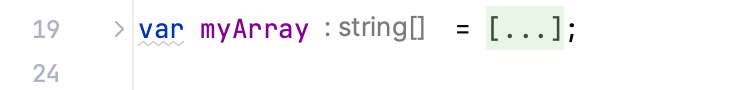 Array literals