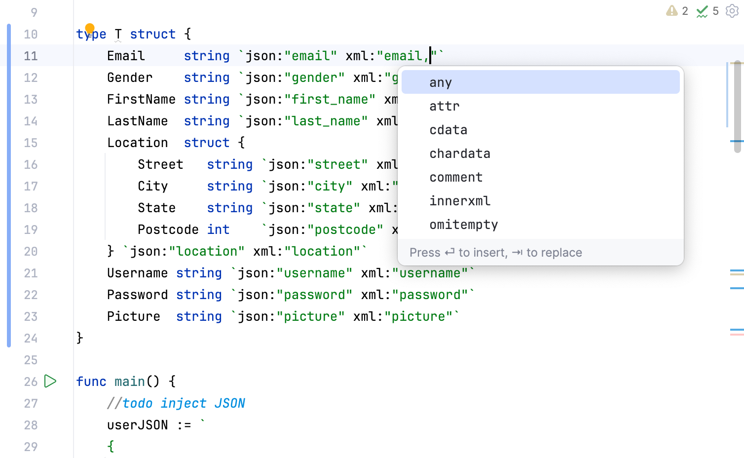 code-completion-json