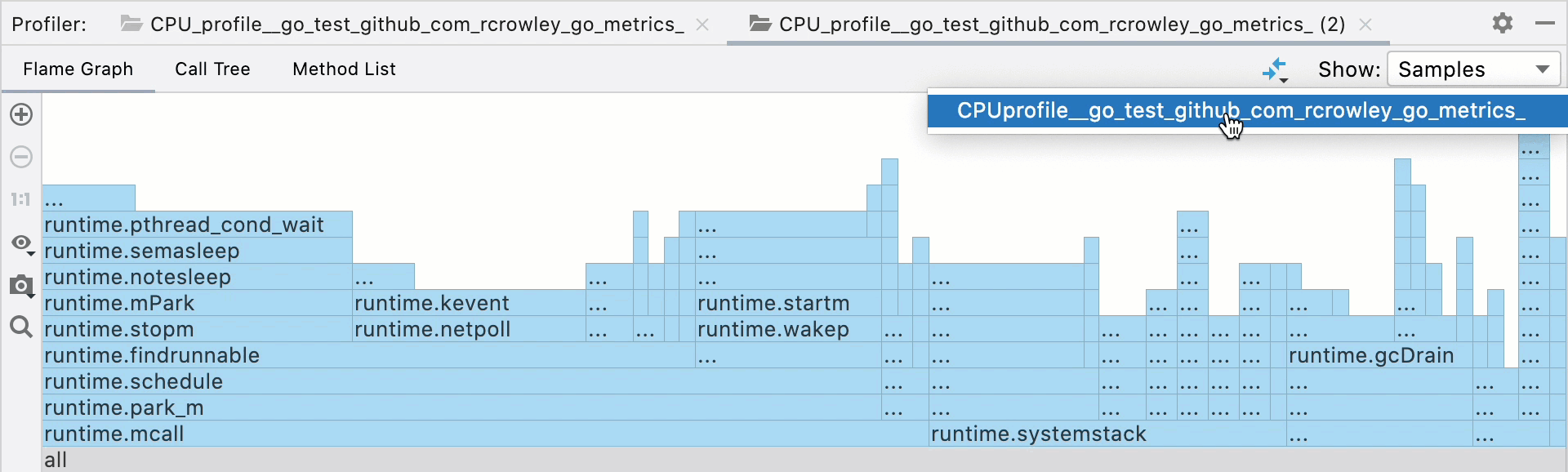 Compare with a baseline