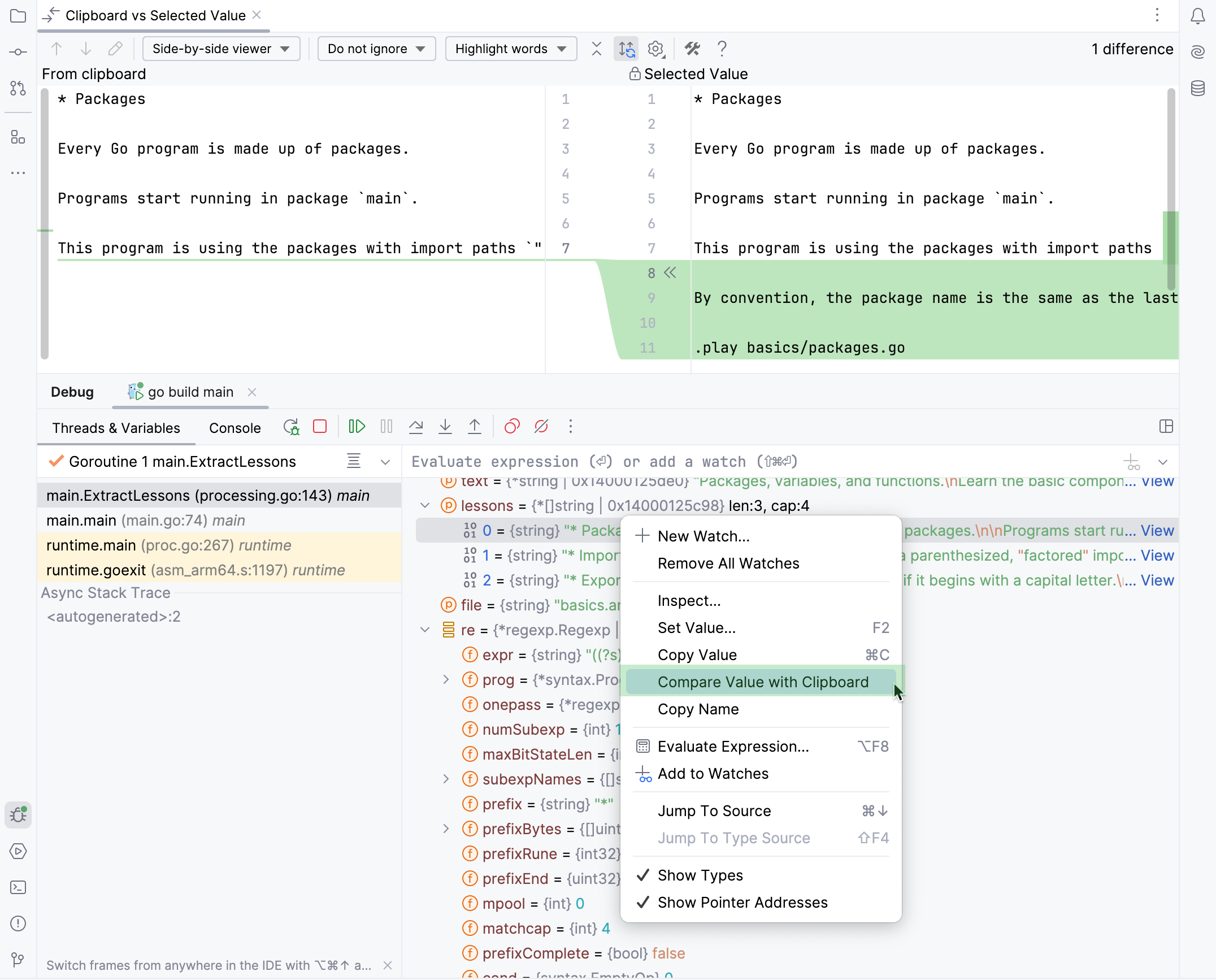 RSA key in a text editor