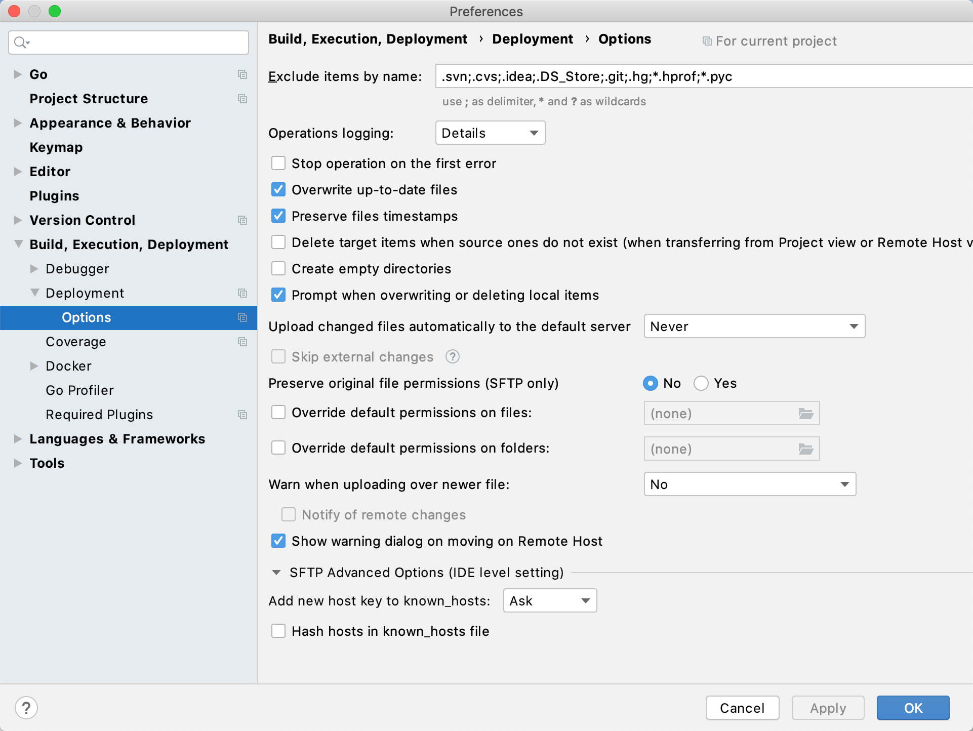 Deployment options