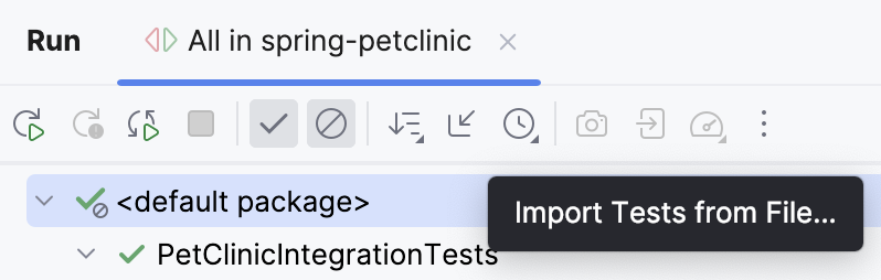 Importing test results