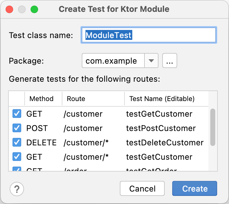 Generate tests